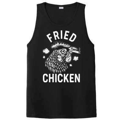 Funny Fried Chicken Smoking Joint PosiCharge Competitor Tank