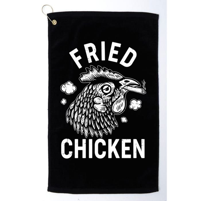 Funny Fried Chicken Smoking Joint Golf Towel