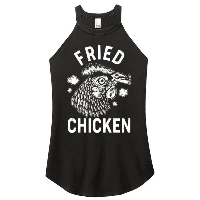 Funny Fried Chicken Smoking Joint Women's Perfect Tri Rocker Tank