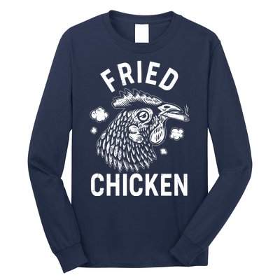 Funny Fried Chicken Smoking Joint Long Sleeve Shirt