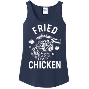 Funny Fried Chicken Smoking Joint Ladies Essential Tank