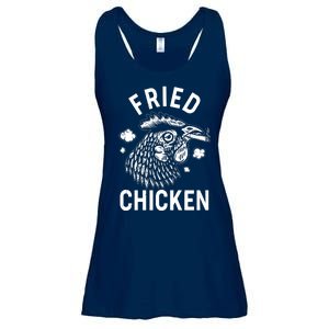 Funny Fried Chicken Smoking Joint Ladies Essential Flowy Tank