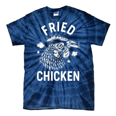 Funny Fried Chicken Smoking Joint Tie-Dye T-Shirt