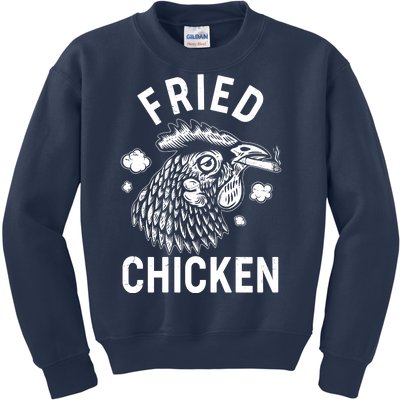 Funny Fried Chicken Smoking Joint Kids Sweatshirt