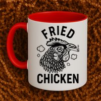Funny Fried Chicken Smoking Joint Mug