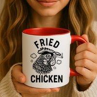 Funny Fried Chicken Smoking Joint Mug