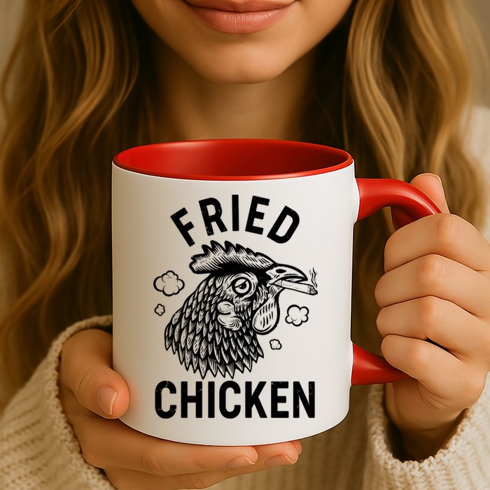 Funny Fried Chicken Smoking Joint Mug