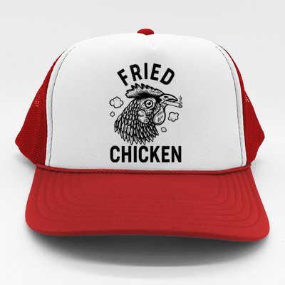 Funny Fried Chicken Smoking Joint Trucker Hat