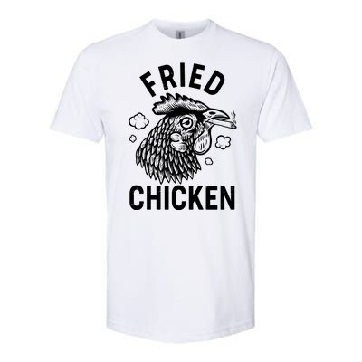 Funny Fried Chicken Smoking Joint Softstyle CVC T-Shirt