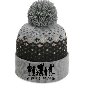 Funny Friends Famous Christmas Movies The Baniff Cuffed Pom Beanie