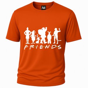 Funny Friends Famous Christmas Movies Cooling Performance Crew T-Shirt