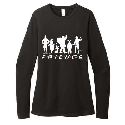 Funny Friends Famous Christmas Movies Womens CVC Long Sleeve Shirt