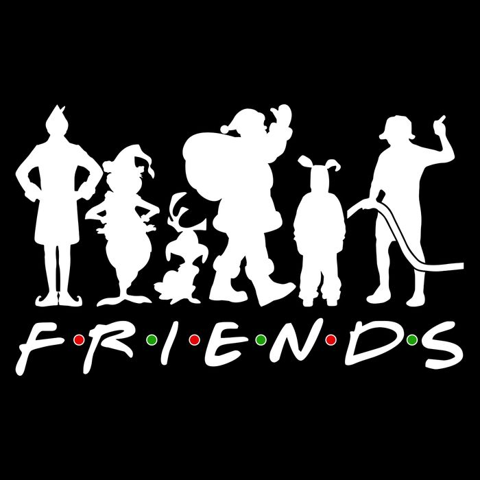 Funny Friends Famous Christmas Movies 16 in Basic Backpack