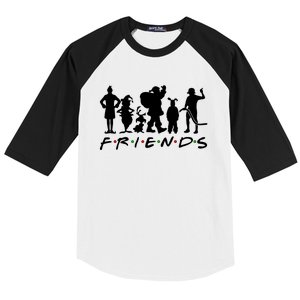 Funny Friends Famous Christmas Movies Baseball Sleeve Shirt