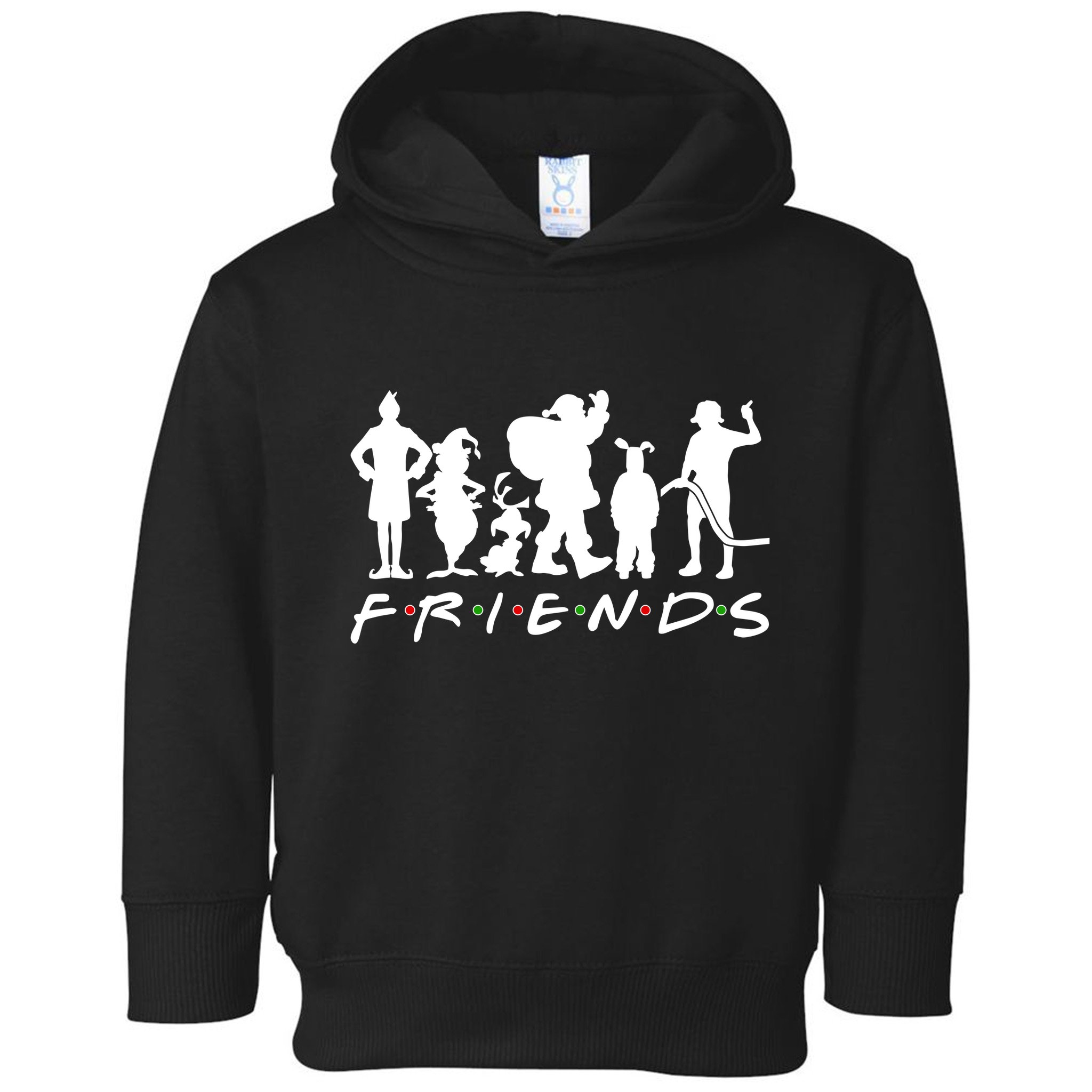 Funny Friends Famous Christmas Movies Toddler Hoodie
