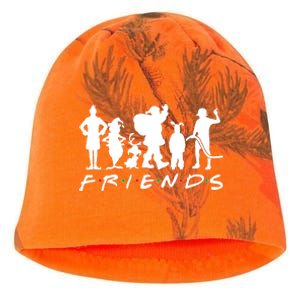 Funny Friends Famous Christmas Movies Kati - Camo Knit Beanie