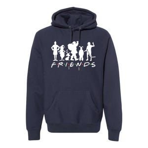 Funny Friends Famous Christmas Movies Premium Hoodie