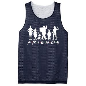 Funny Friends Famous Christmas Movies Mesh Reversible Basketball Jersey Tank