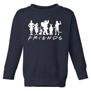 Funny Friends Famous Christmas Movies Toddler Sweatshirt