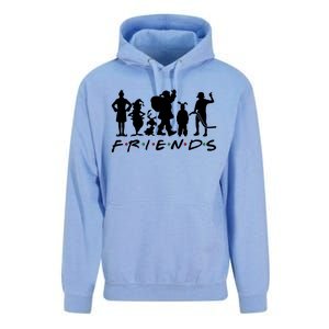 Funny Friends Famous Christmas Movies Unisex Surf Hoodie