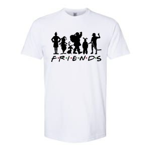 Funny Friends Famous Christmas Movies Softstyle CVC T-Shirt