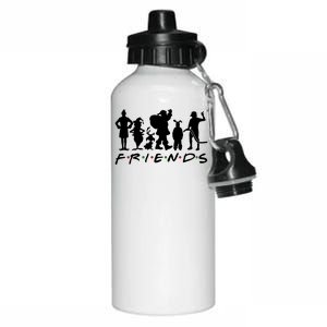 Funny Friends Famous Christmas Movies Aluminum Water Bottle