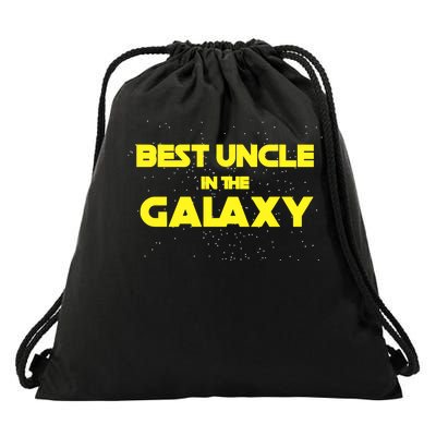 Funny Galaxy Uncle Drawstring Bag