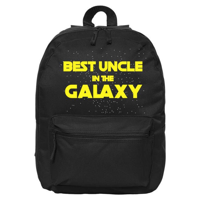 Funny Galaxy Uncle 16 in Basic Backpack