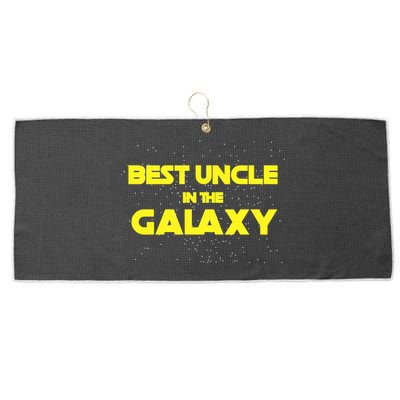 Funny Galaxy Uncle Large Microfiber Waffle Golf Towel