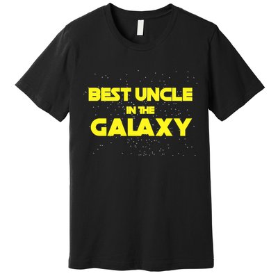Funny Galaxy Uncle Premium T-Shirt