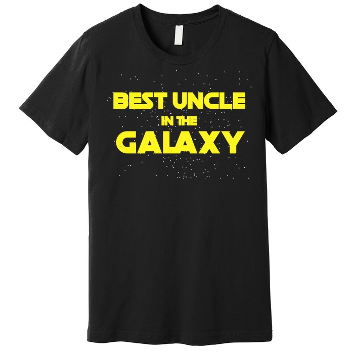 Funny Galaxy Uncle Premium T-Shirt