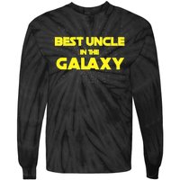 Funny Galaxy Uncle Tie-Dye Long Sleeve Shirt