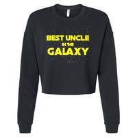 Funny Galaxy Uncle Cropped Pullover Crew