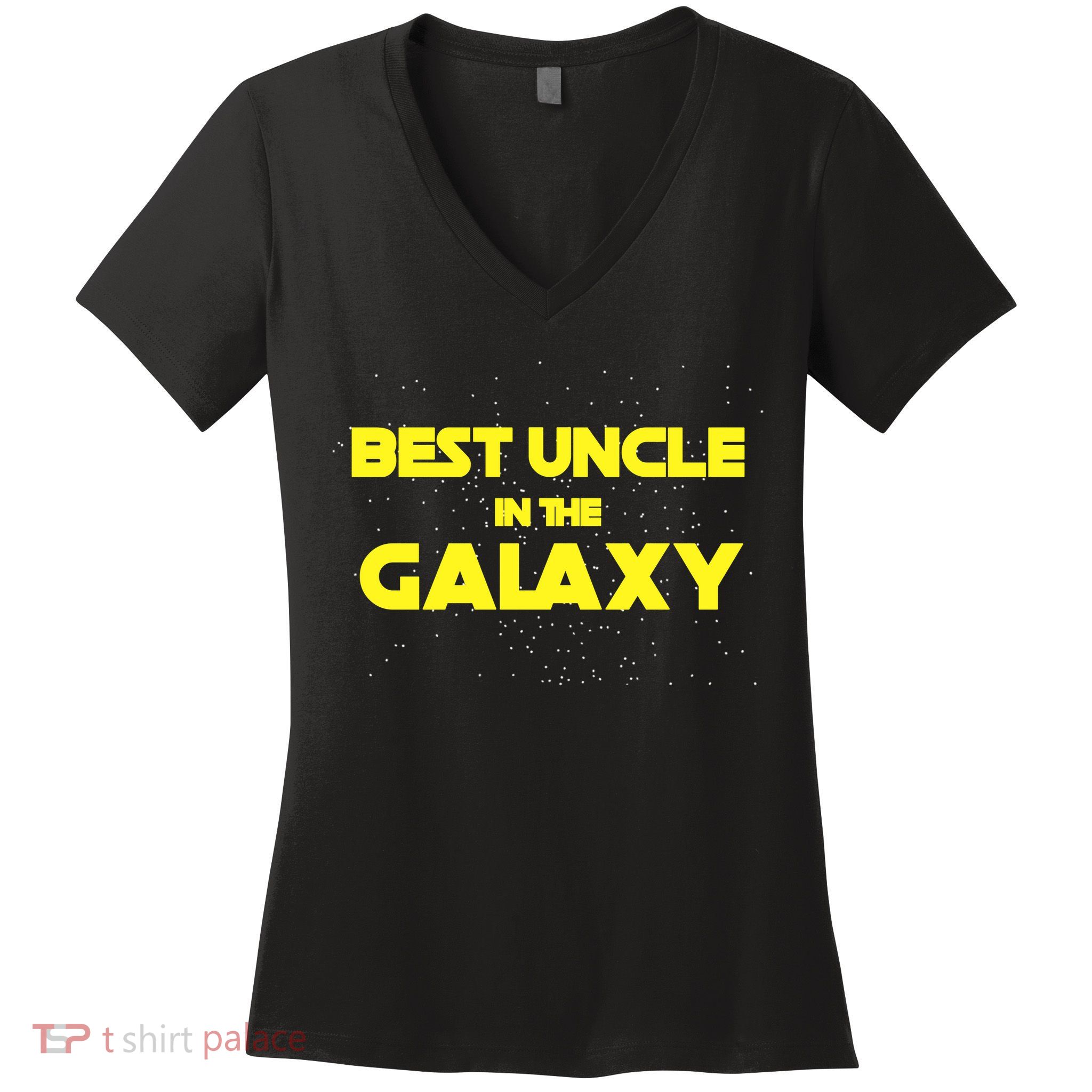 Funny Galaxy Uncle Women's V-Neck T-Shirt