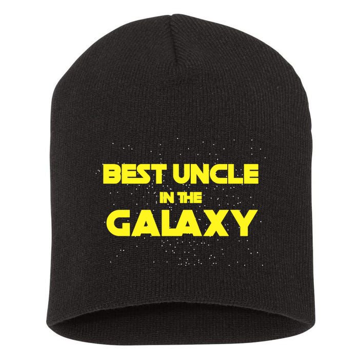 Funny Galaxy Uncle Short Acrylic Beanie