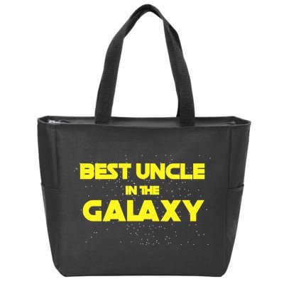 Funny Galaxy Uncle Zip Tote Bag