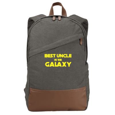 Funny Galaxy Uncle Cotton Canvas Backpack