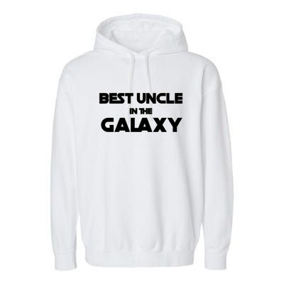 Funny Galaxy Uncle Garment-Dyed Fleece Hoodie