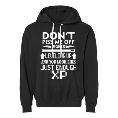 Funny Gamer Garment-Dyed Fleece Hoodie