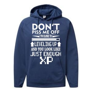 Funny Gamer Performance Fleece Hoodie