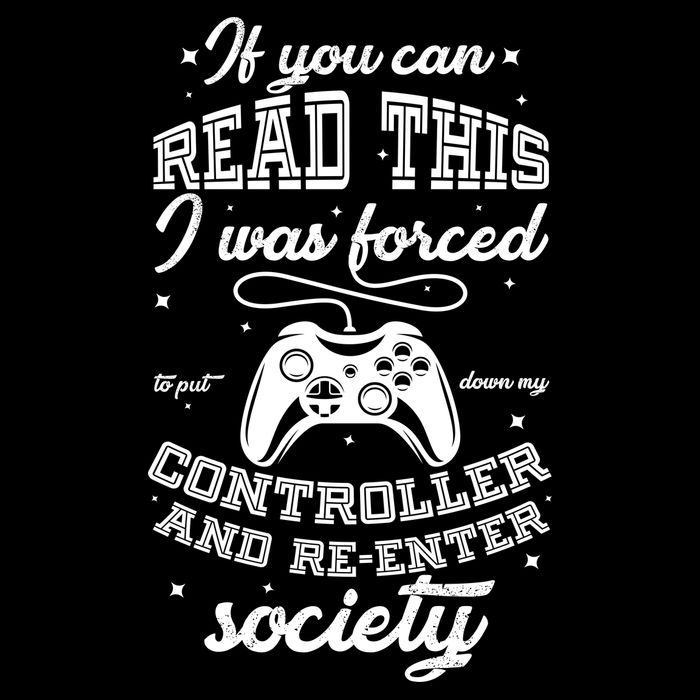 Funny Gamer Re-Enter Society  Cooling Performance Crew T-Shirt