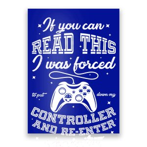 Funny Gamer Re-Enter Society  Poster