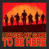 Funny Gaming Paused My Game To Be Here 7 Panel Mesh Trucker Snapback Hat