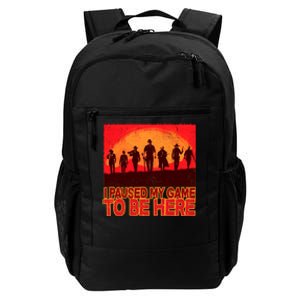 Funny Gaming Paused My Game To Be Here Daily Commute Backpack