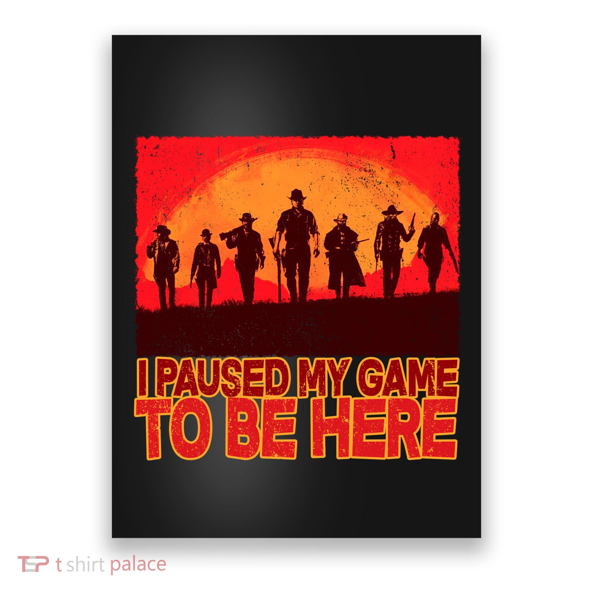 Funny Gaming Paused My Game To Be Here Poster