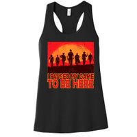 Funny Gaming Paused My Game To Be Here Women's Racerback Tank