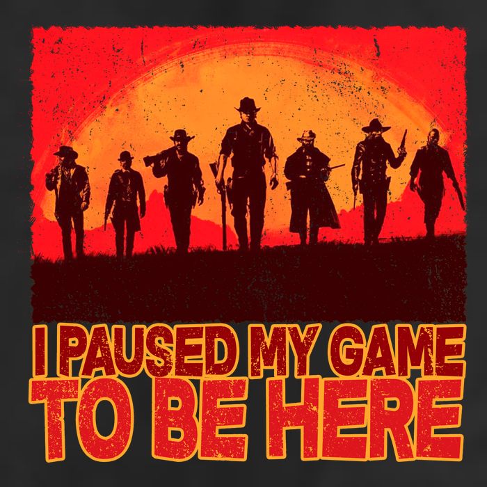 Funny Gaming Paused My Game To Be Here Golf Towel
