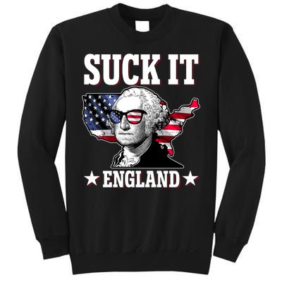 Funny George Washington Suck It England Sweatshirt