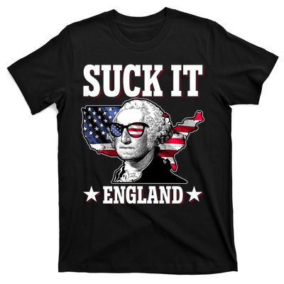 Funny George Washington Suck It England T-Shirt