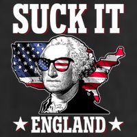 Funny George Washington Suck It England Adult Drive Performance Visor